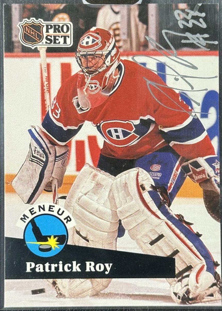 Patrick Roy [Autograph] #599