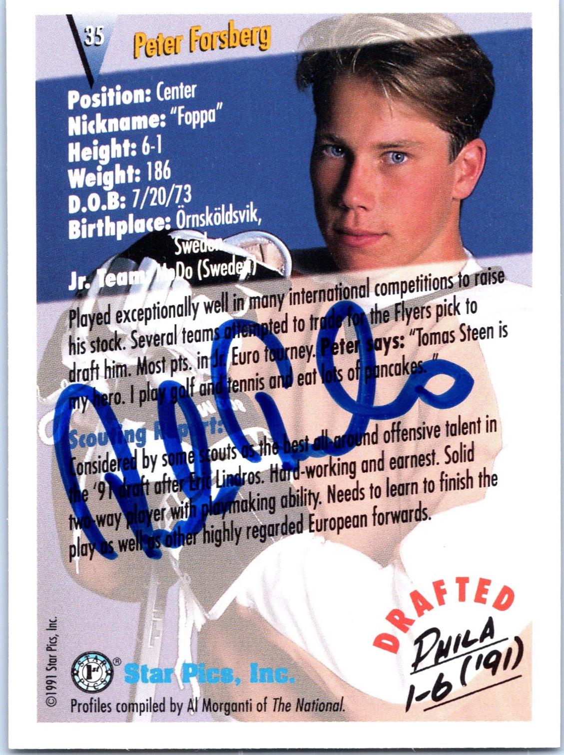 Peter Forsberg #35