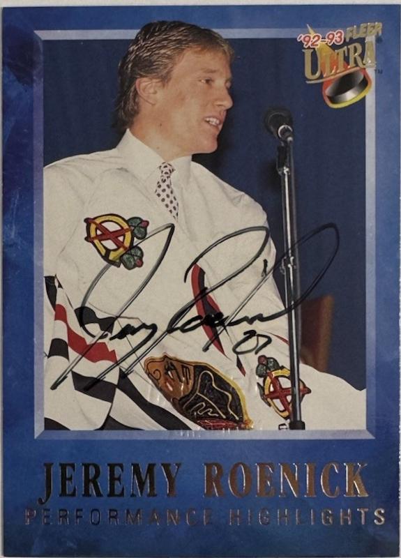 Jeremy Roenick [Autograph] #4