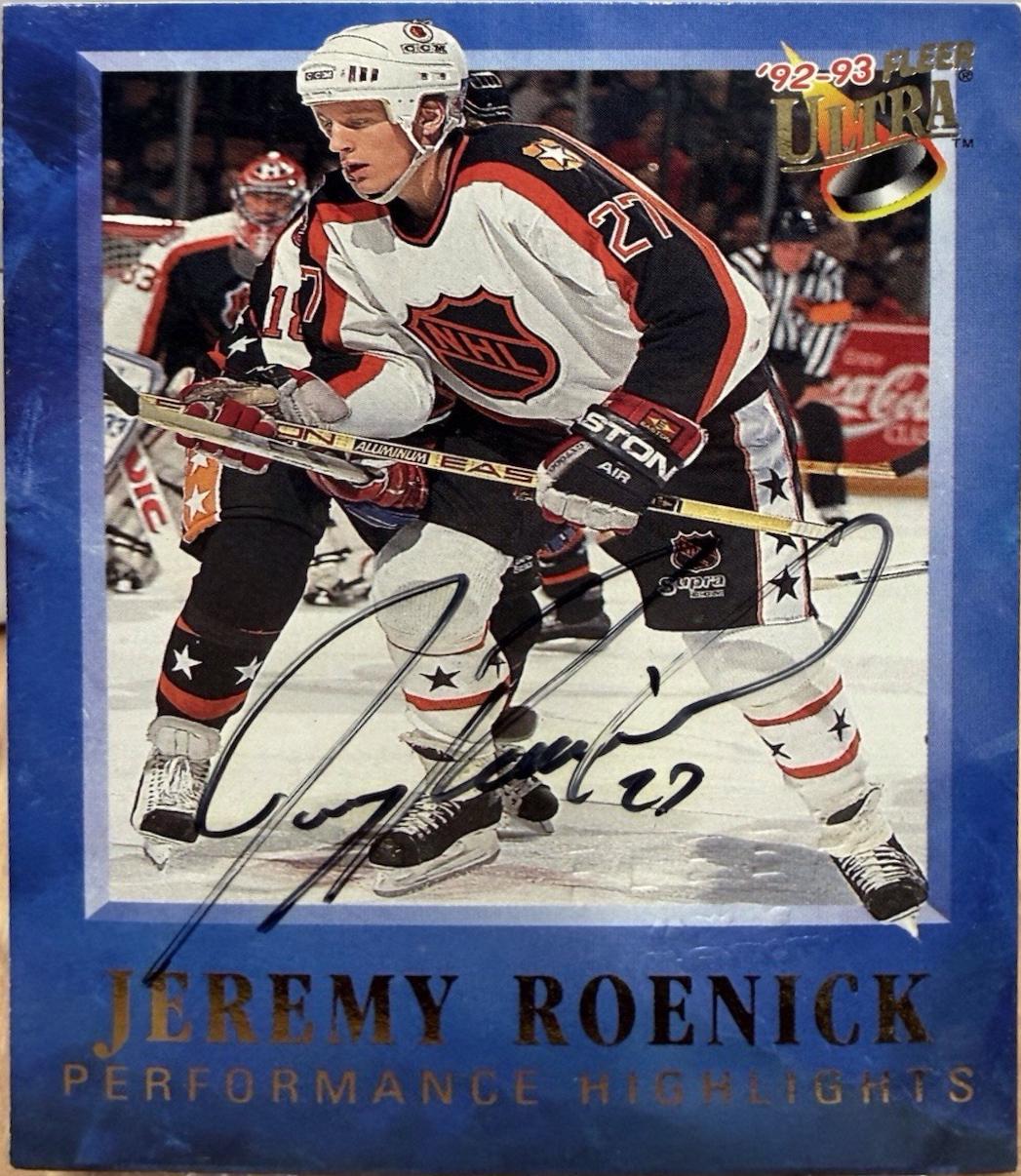 Jeremy Roenick [Autograph] #9