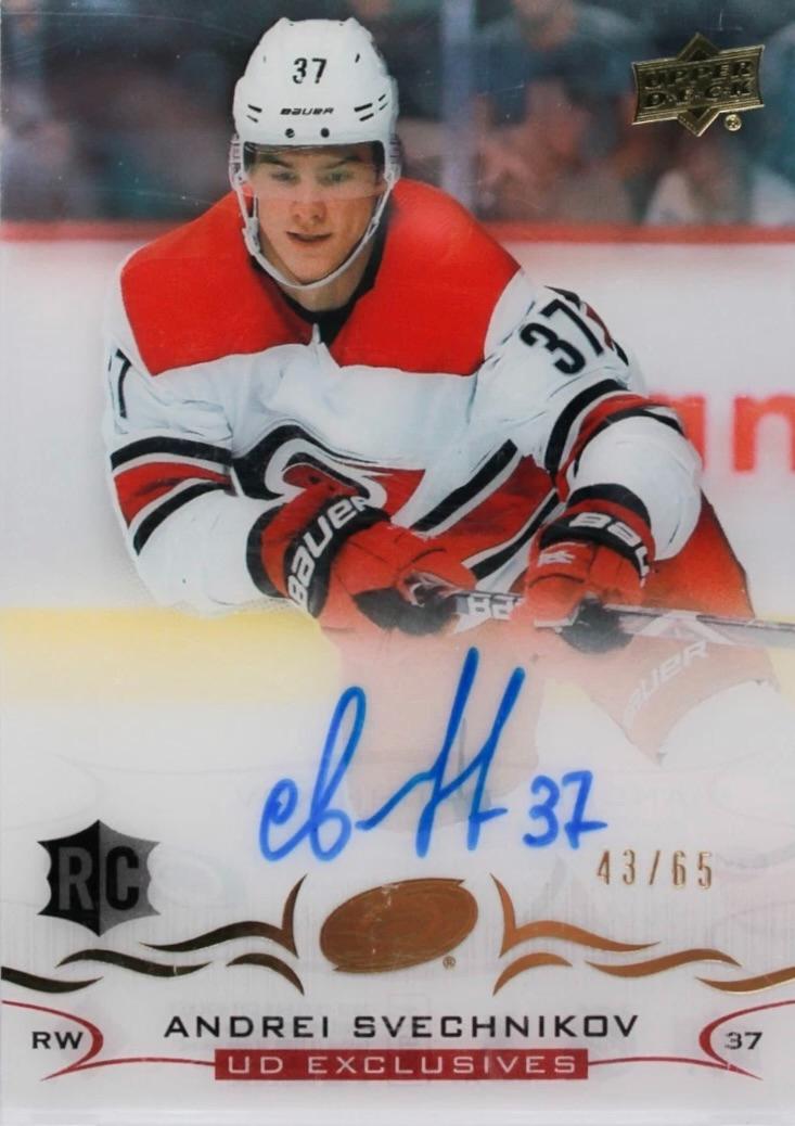 Andrei Svechnikov [UD Exclusives] #CCR-AS