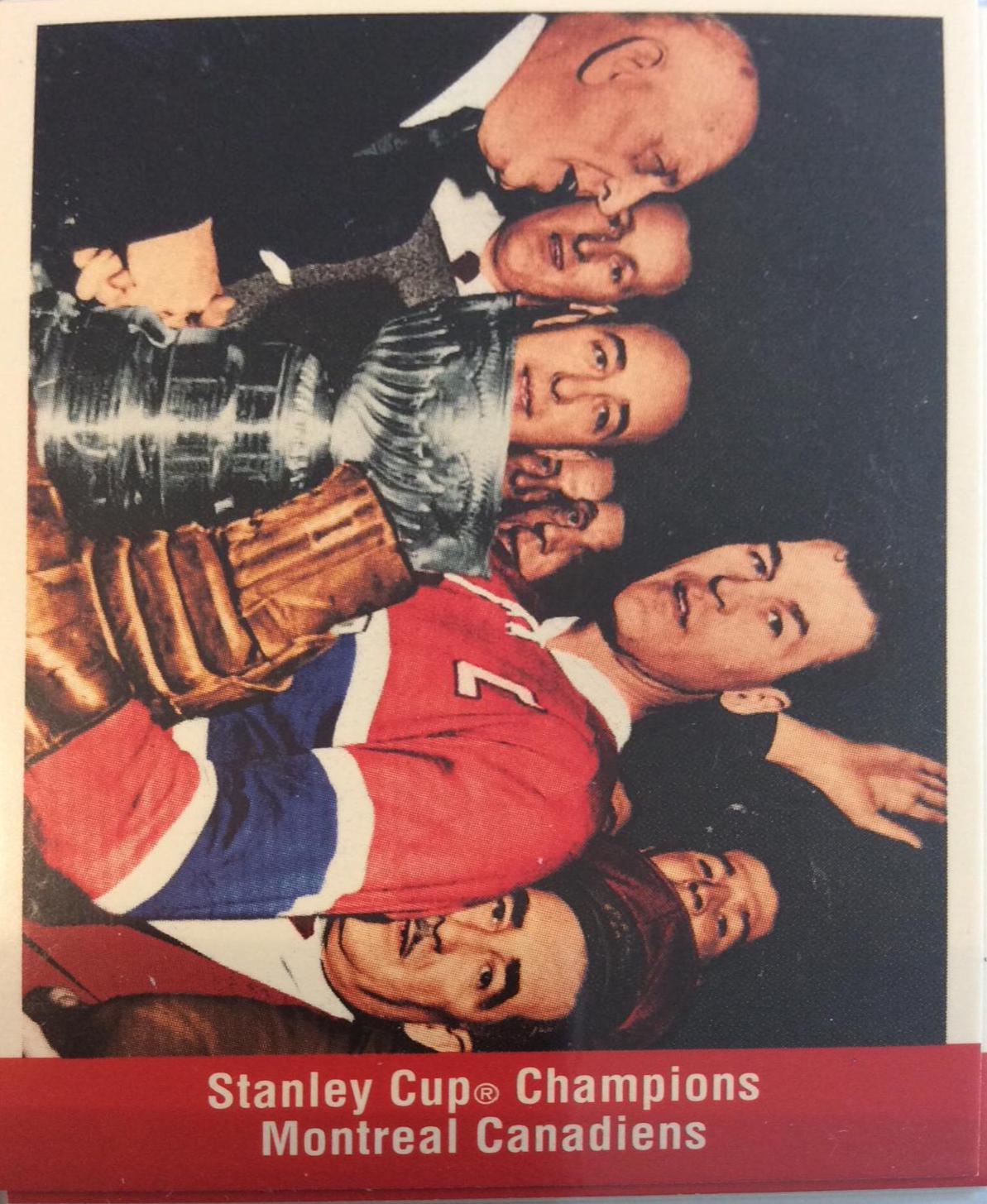 Stanley Cup Champions Montreal Canadiens #178