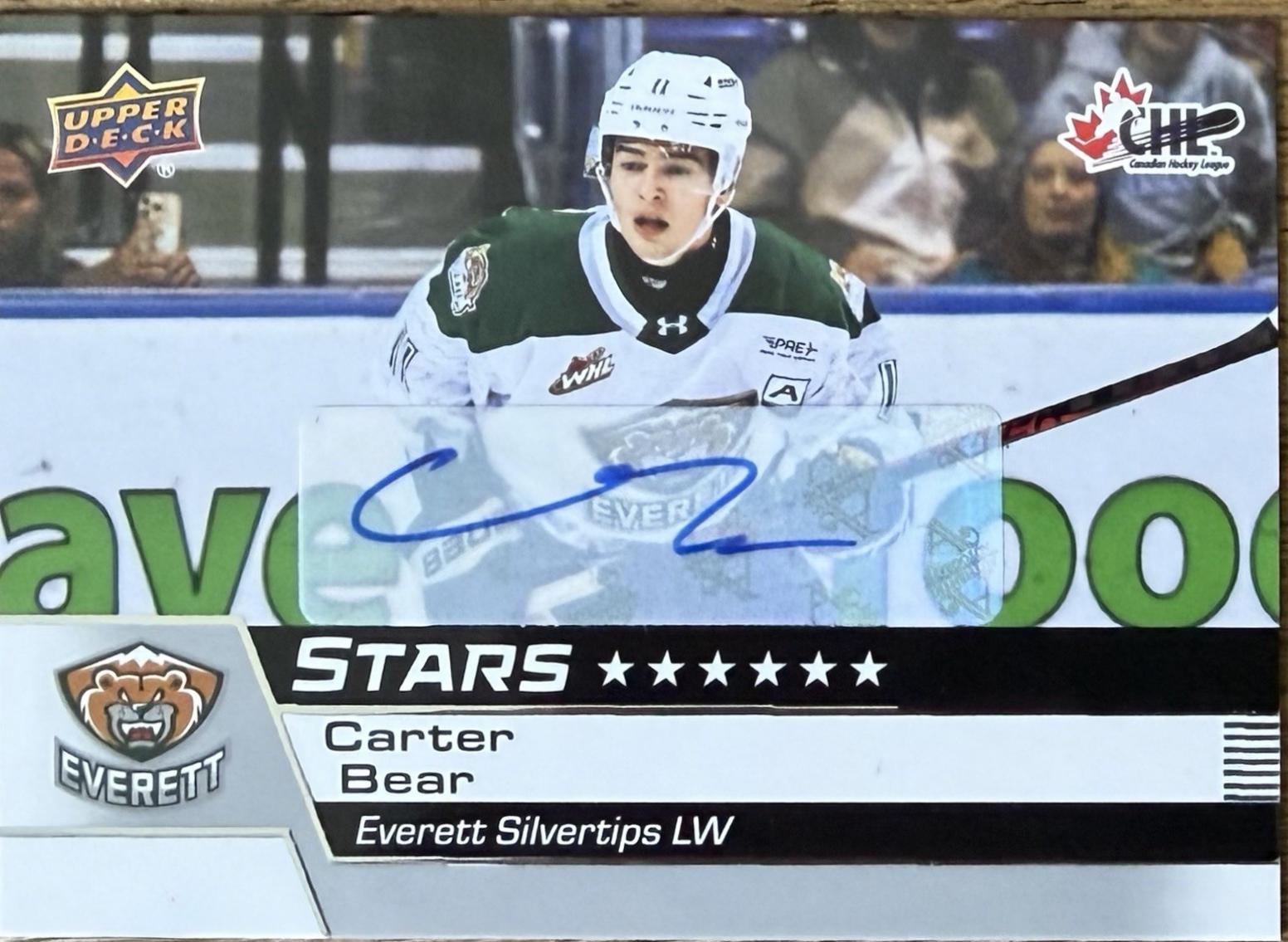 Carter Bear [Autograph] #334