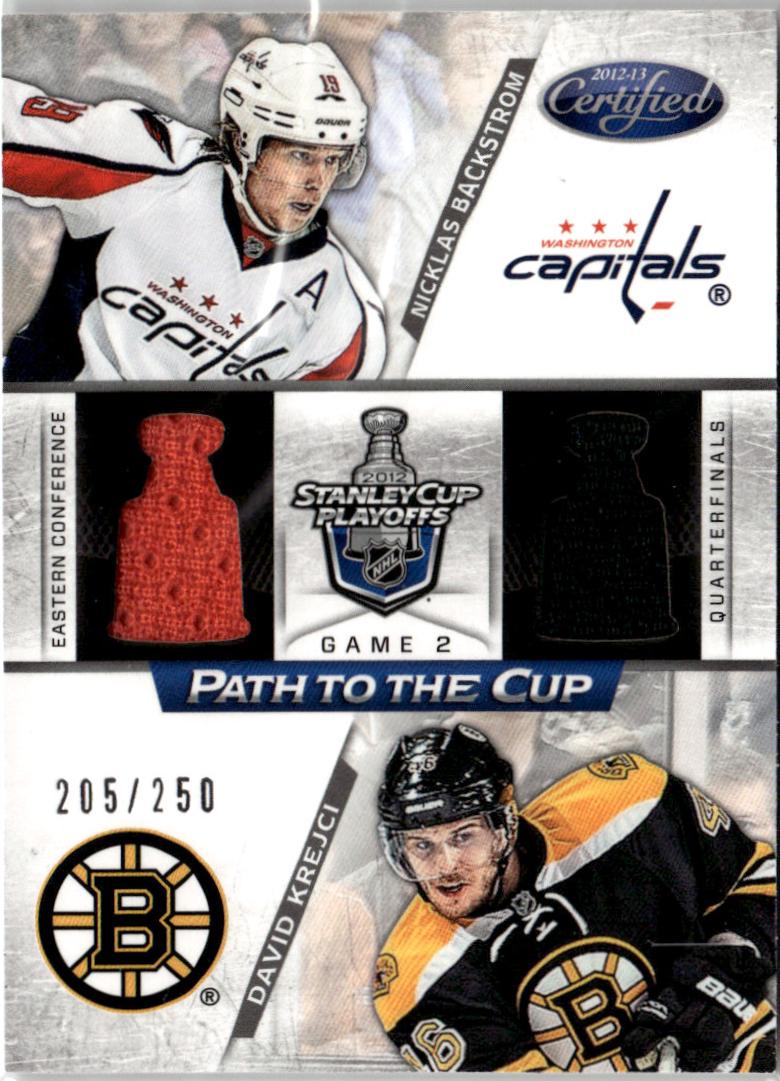 David Krejci / Nicklas Backstrom [Dual Jersey] #PCQF30