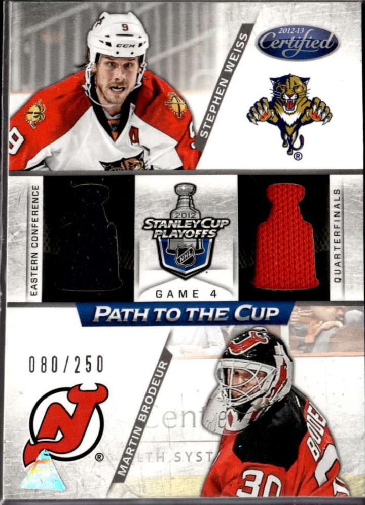 Martin Brodeur / Stephen Weiss [Dual Jersey] #PCQF39