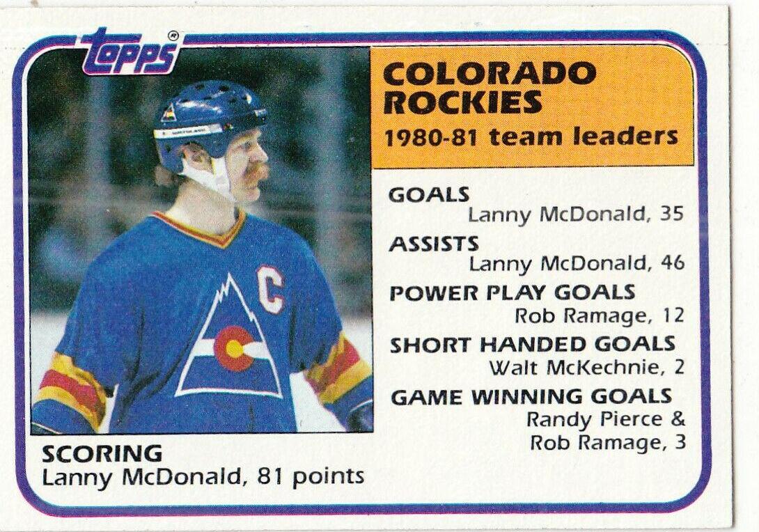Lanny McDonald [Rockies Leaders] #50