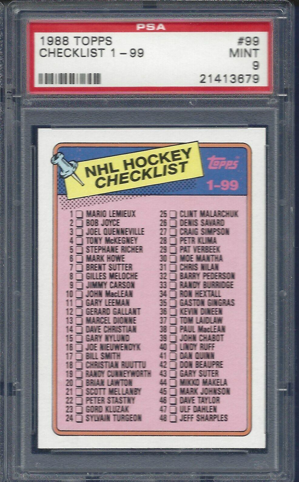 Checklist 1-99 #99