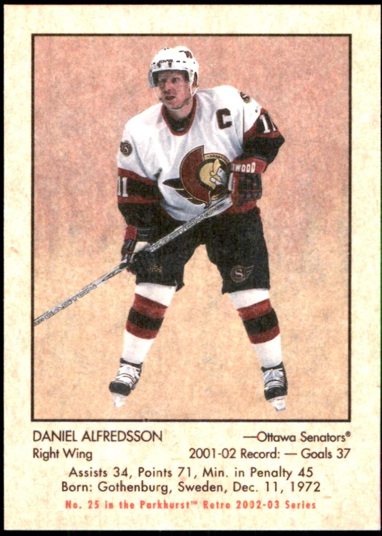 Daniel Alfredsson #25