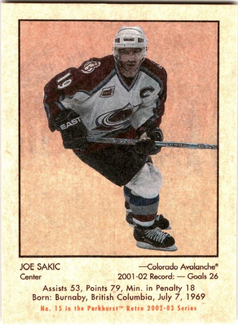 Joe Sakic #15