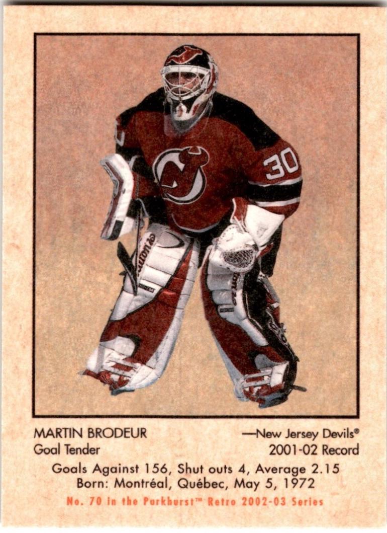 Martin Brodeur #70