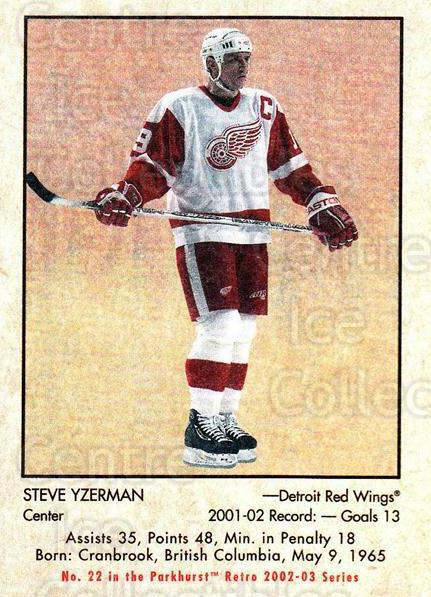 Steve Yzerman #22