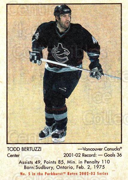 Todd Bertuzzi #5