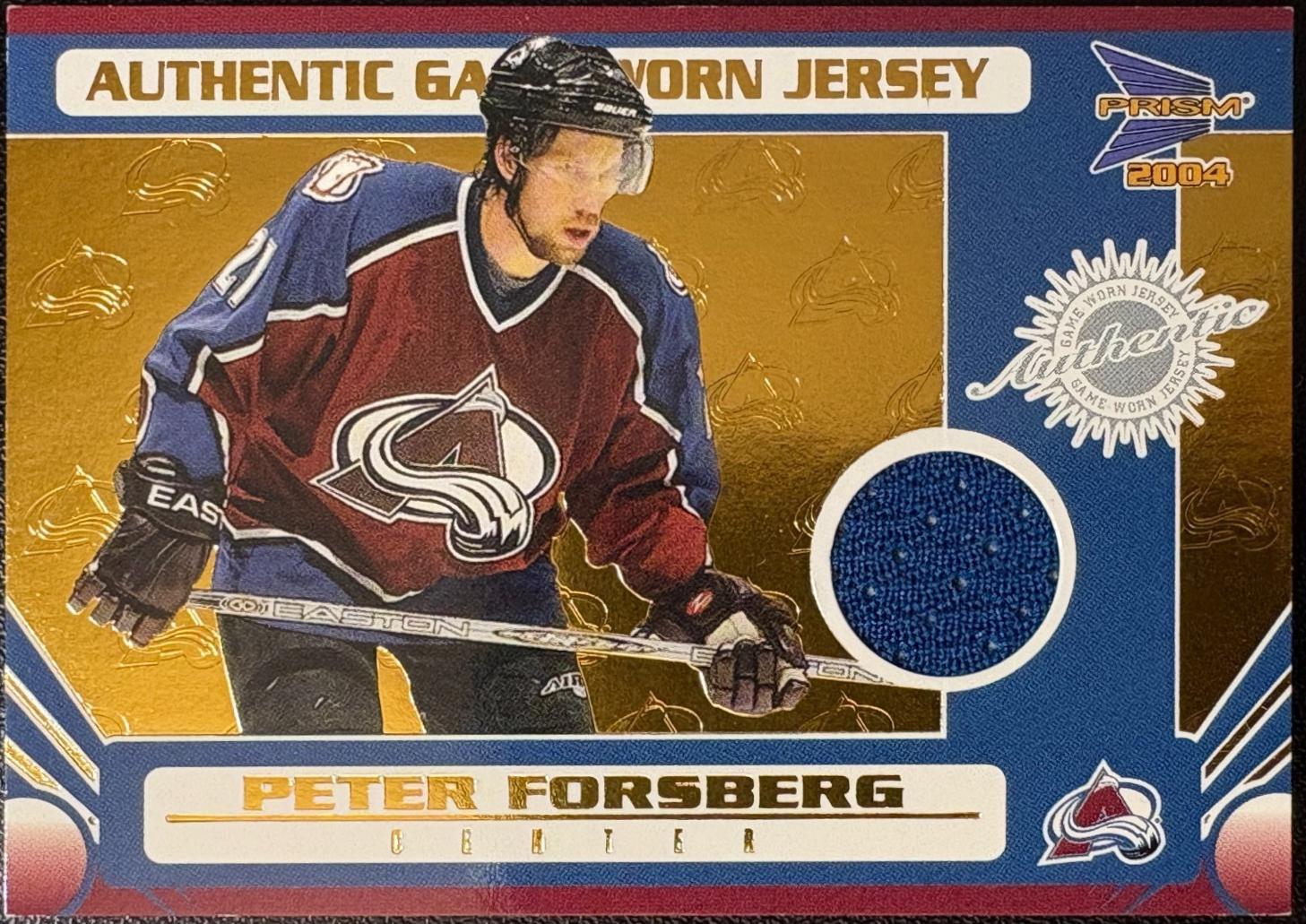 Peter Forsberg [Game-Worn Jersey] #110
