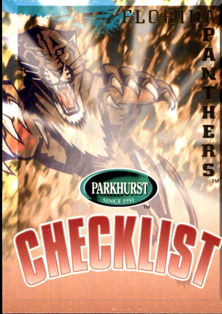 Panthers Checklist #360