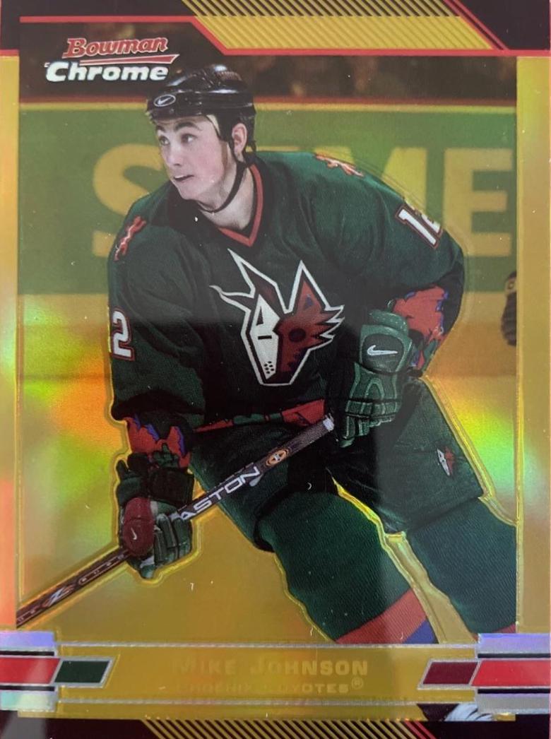 Mike Johnson [Chrome Gold Refractor] #48