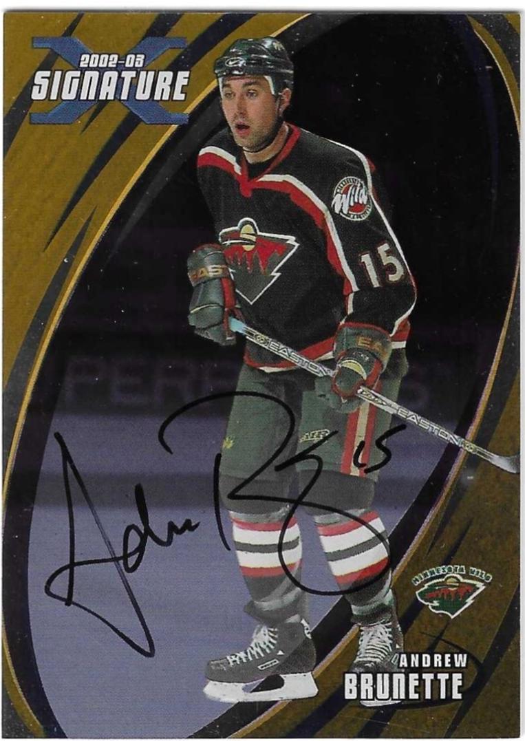 Andrew Brunette [Autograph Gold] #51