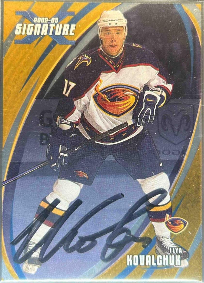 Ilya Kovalchuk [Autograph Gold] #39