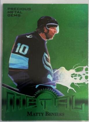 Matty Beniers [Green Precious Metal Gems] #RT-13