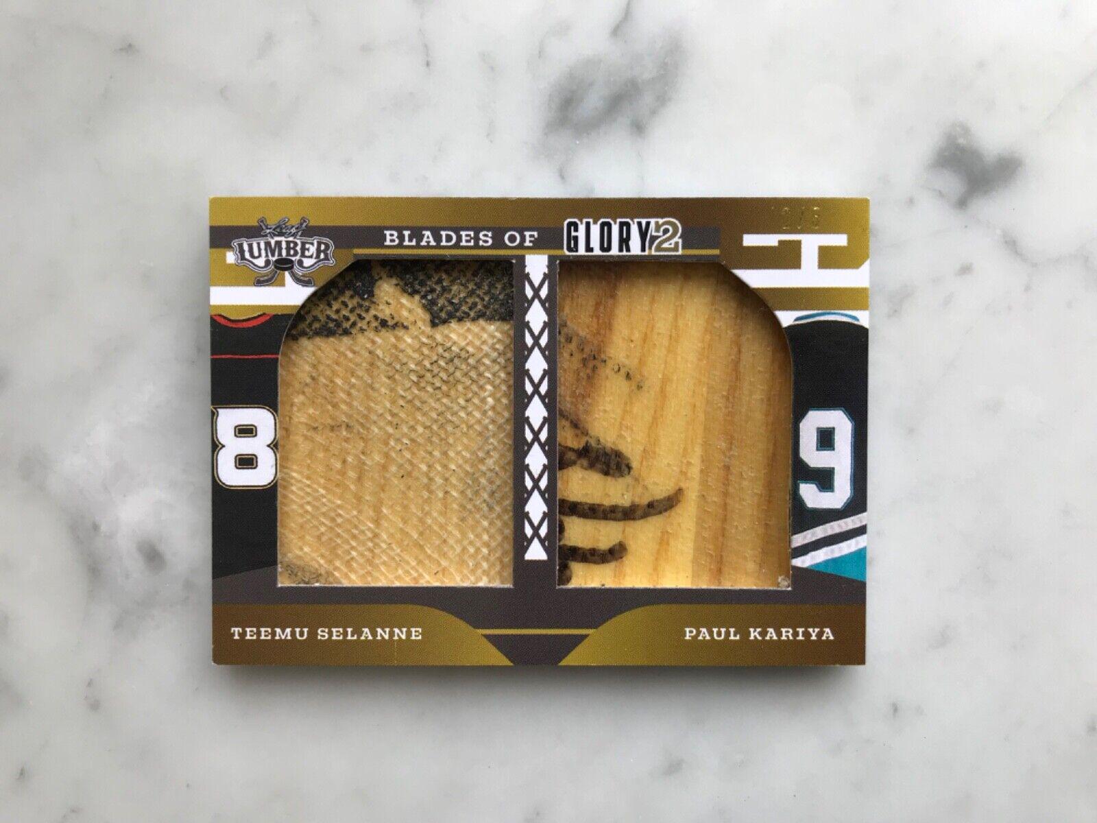 Teemu Selanne, Paul Kariya [Platinum] #BG2-5