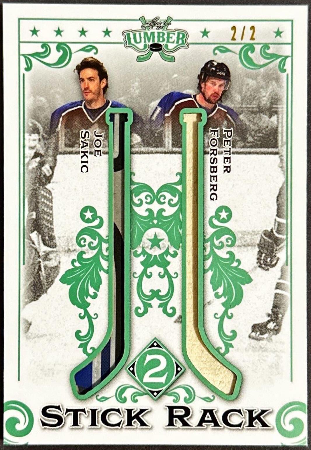 Joe Sakic, Peter Forsberg [Emerald] #SR2-16
