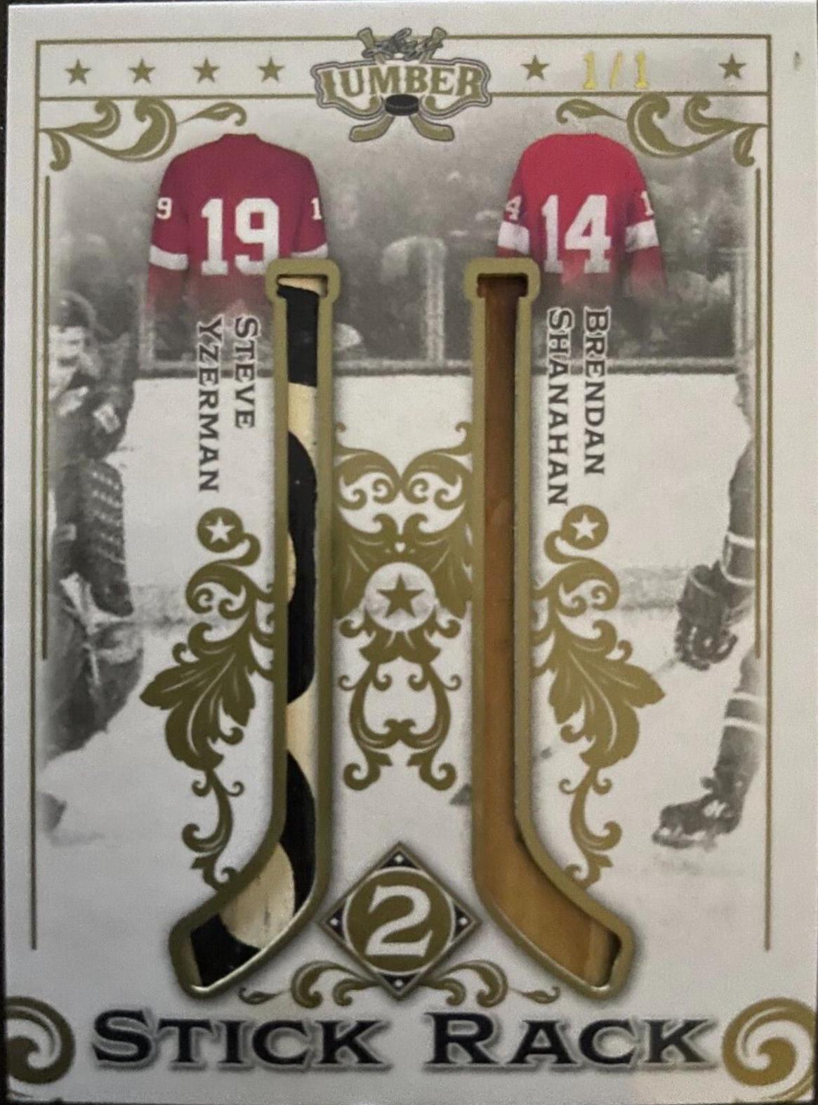 Steve Yzerman, Brendan Shanahan [Platinum] #SR2-22