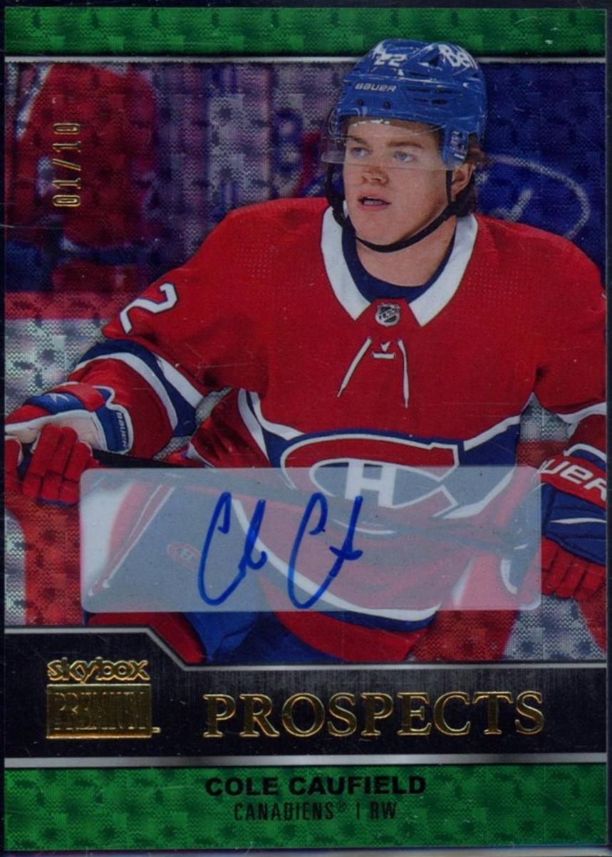 Cole Caufield [Star Emerald Autograph] #PP-1