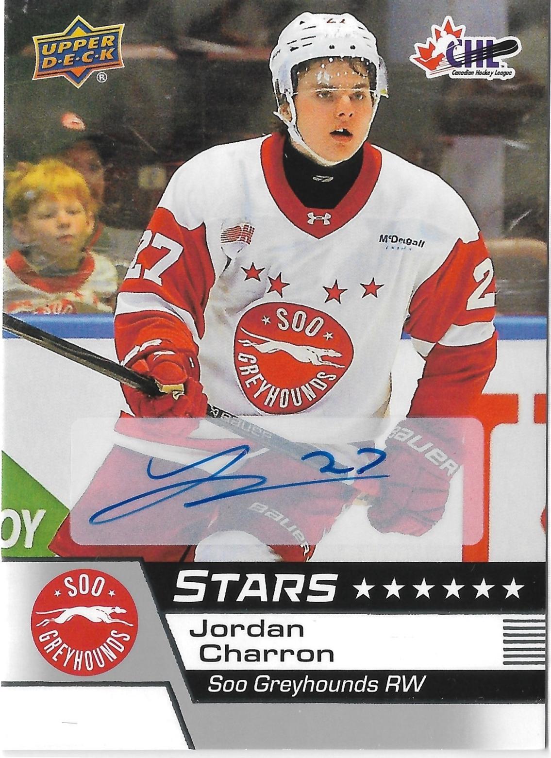 Jordan Charron [Autograph] #325