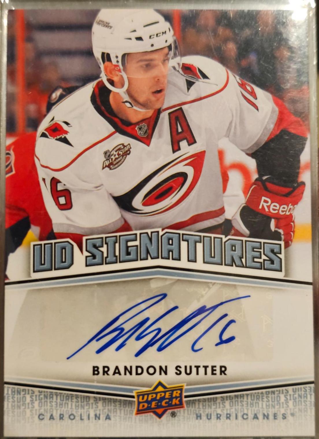 Brandon Sutter #UDS-BS