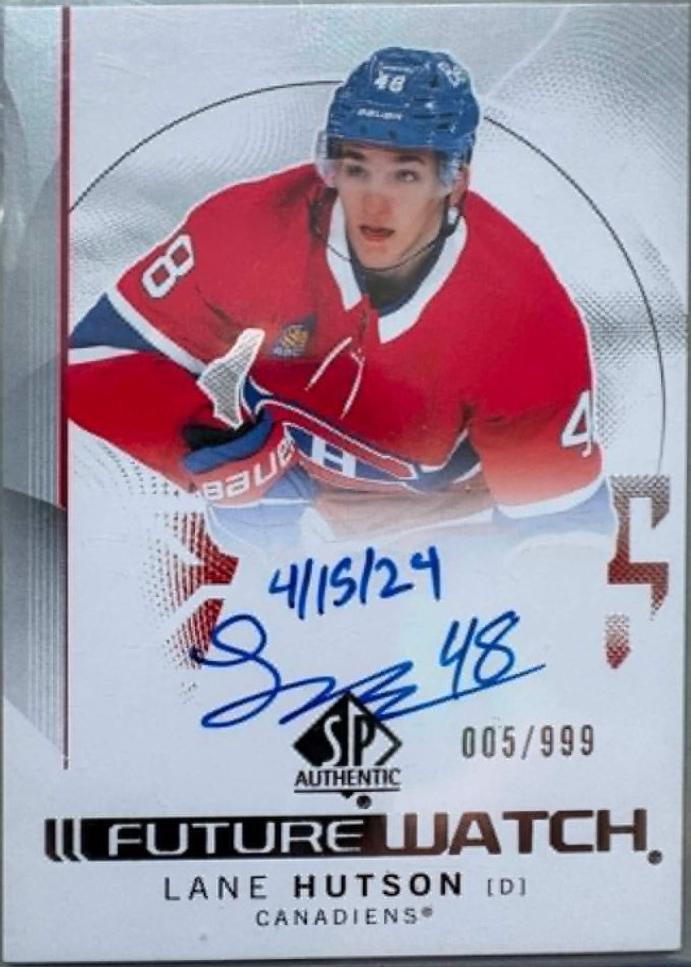 Lane Hutson [Inscribed Autograph] #139