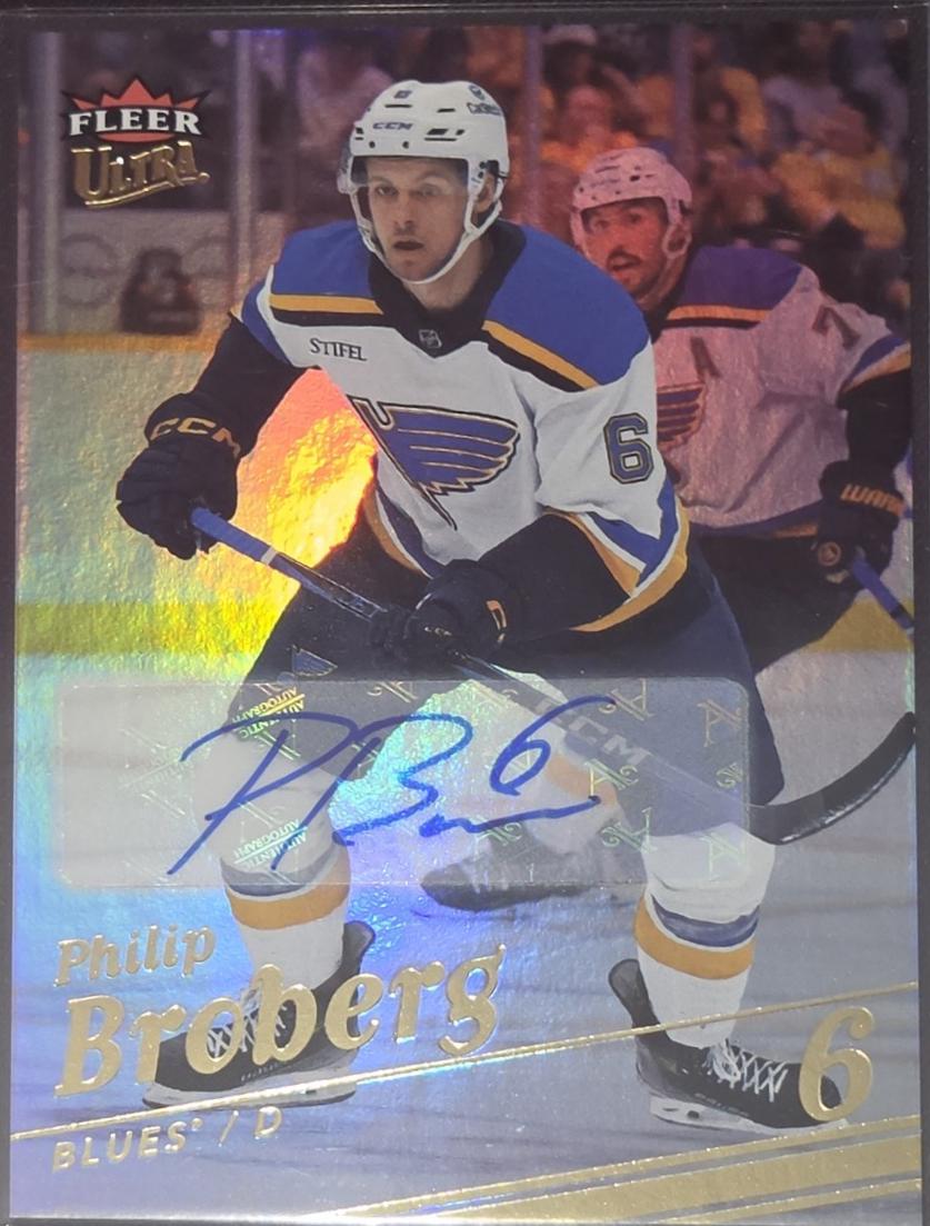 Philip Broberg [Gold Rainbow Foil Auto] #81