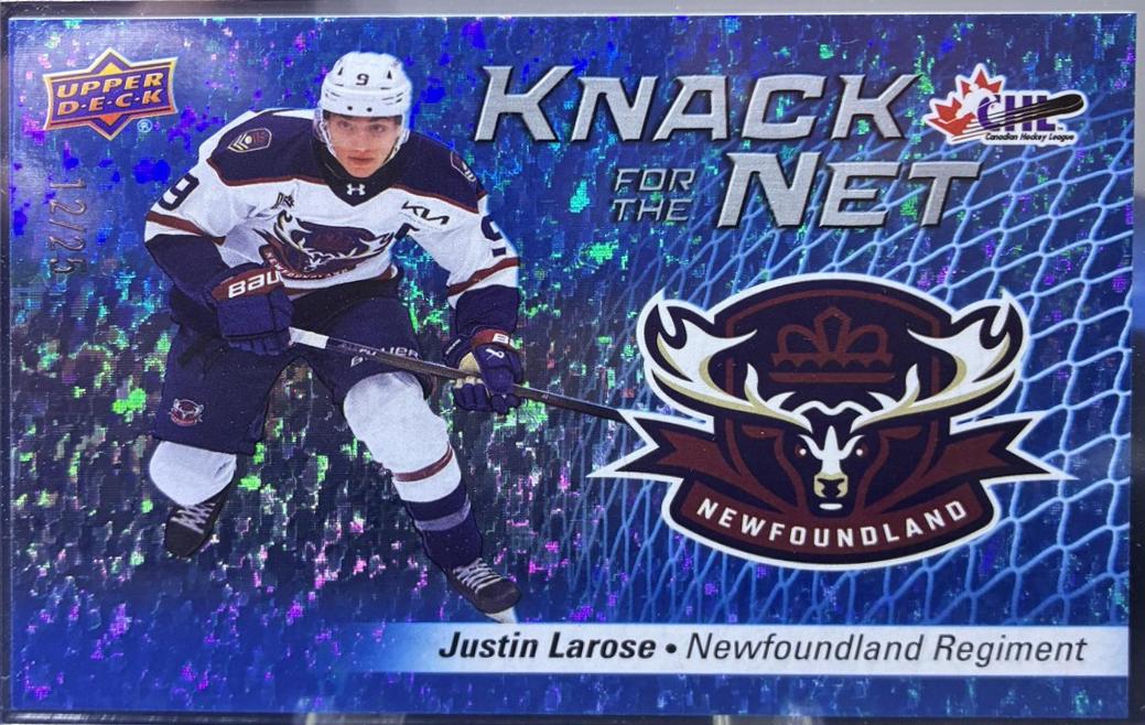 Justin Larose [Blue Speckled Foilboard] #KN-5