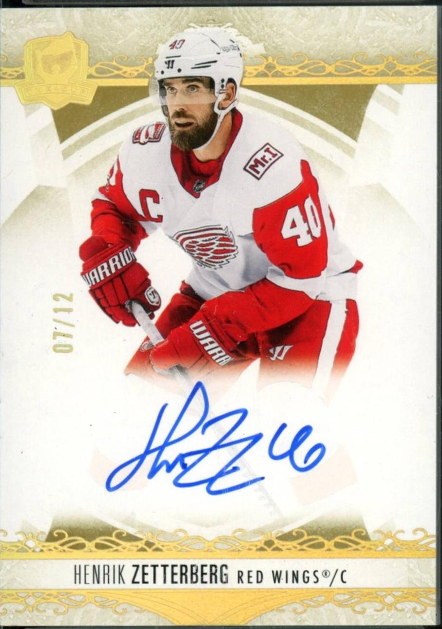 Henrik Zetterberg [Gold Spectrum Foil Autograph] #67