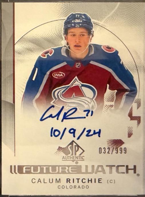 Calum Ritchie [Inscribed Autograph] #175