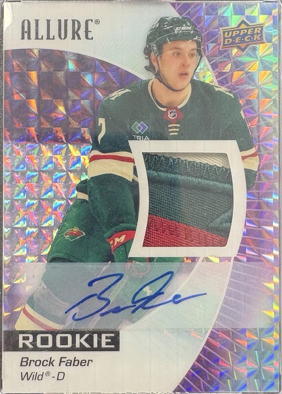 Brock Faber [Purple Diamond Auto Patch] #112