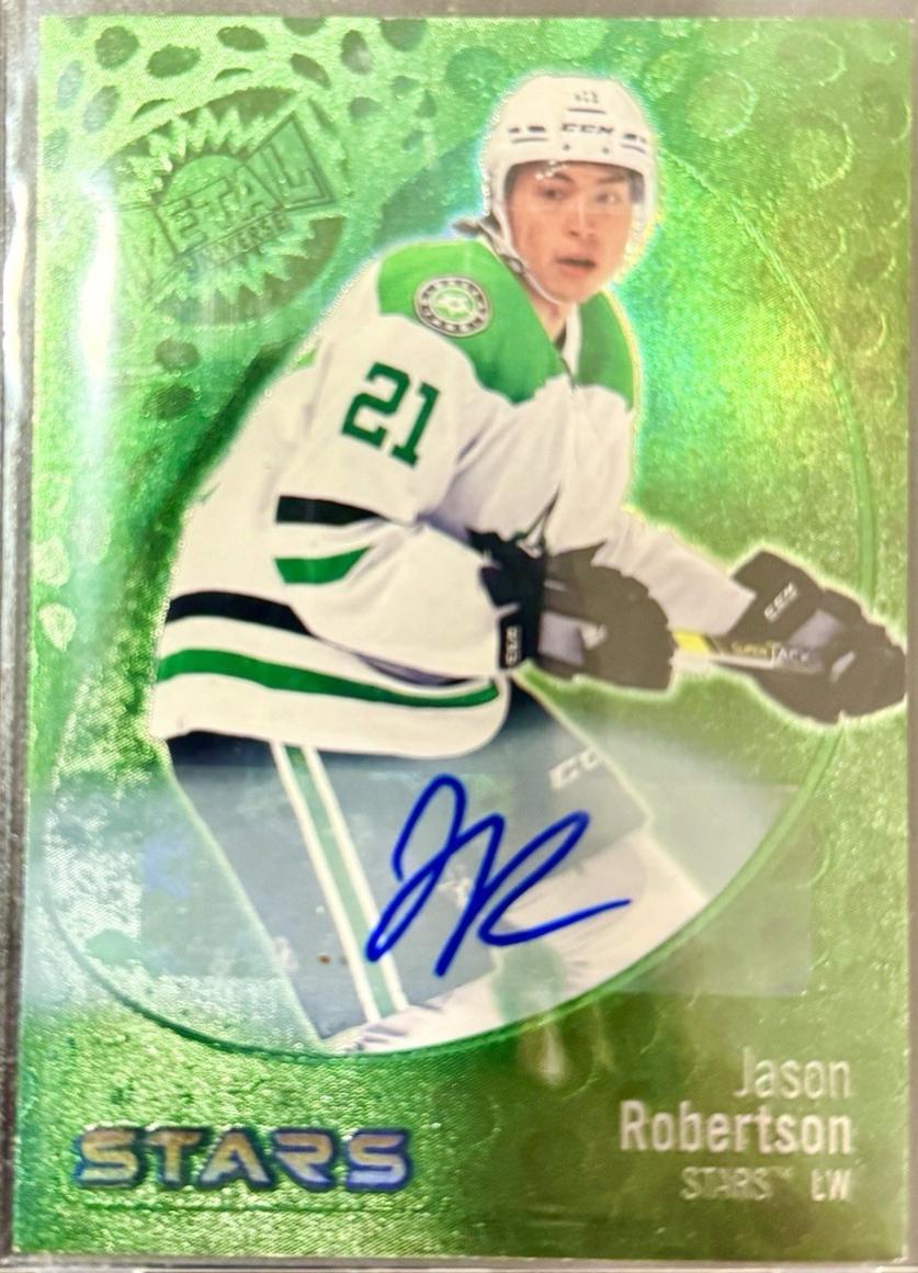Jason Robertson [Green FX Autograph] #128
