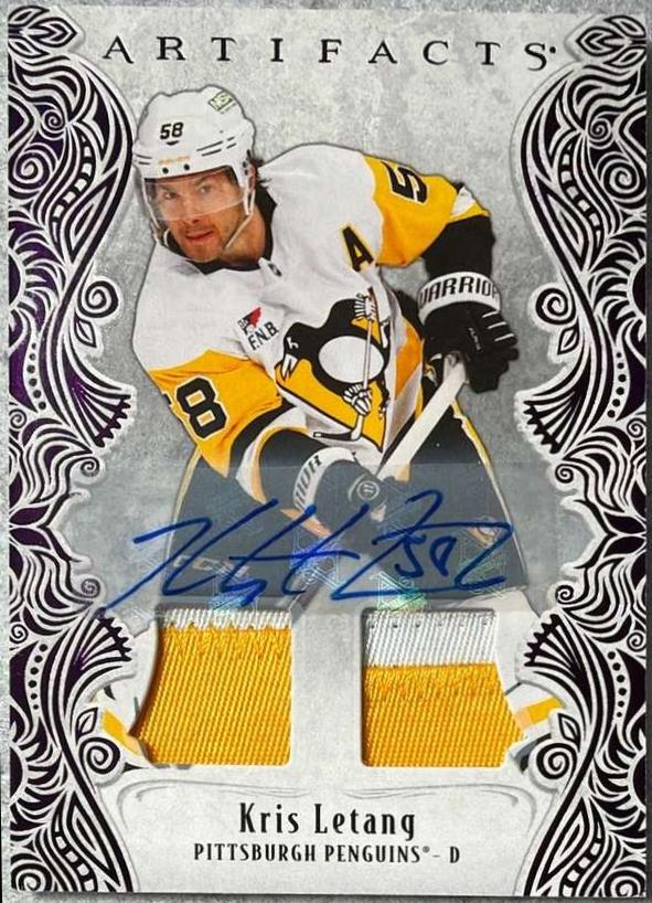 Kris Letang [Auto Material Purple] #107