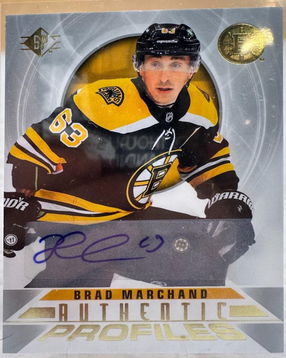 Brad Marchand [Signature] #AP-7