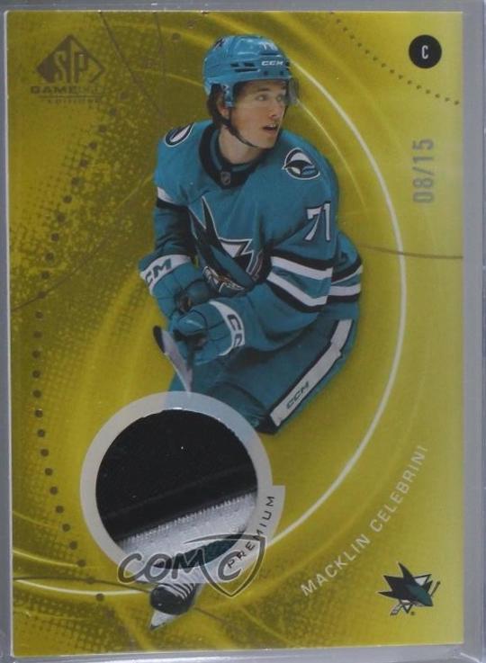 Macklin Celebrini [Gold Premium Memorabilia] #160