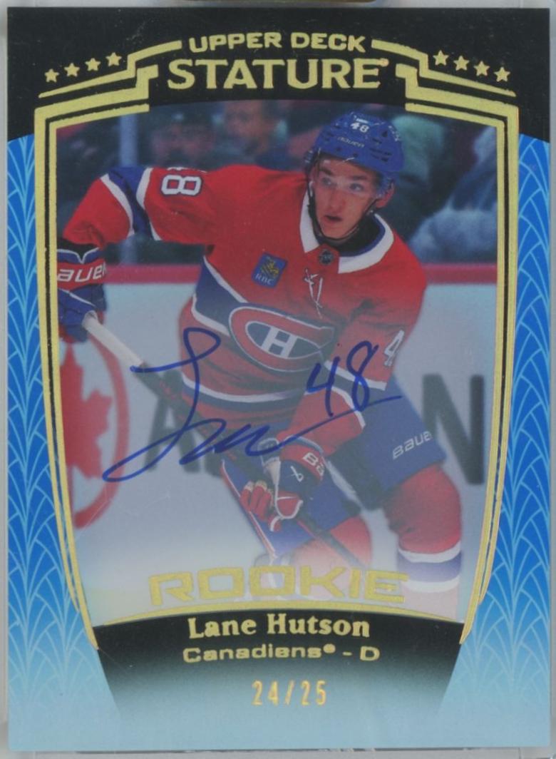 Lane Hutson [Blue Autograph] #50