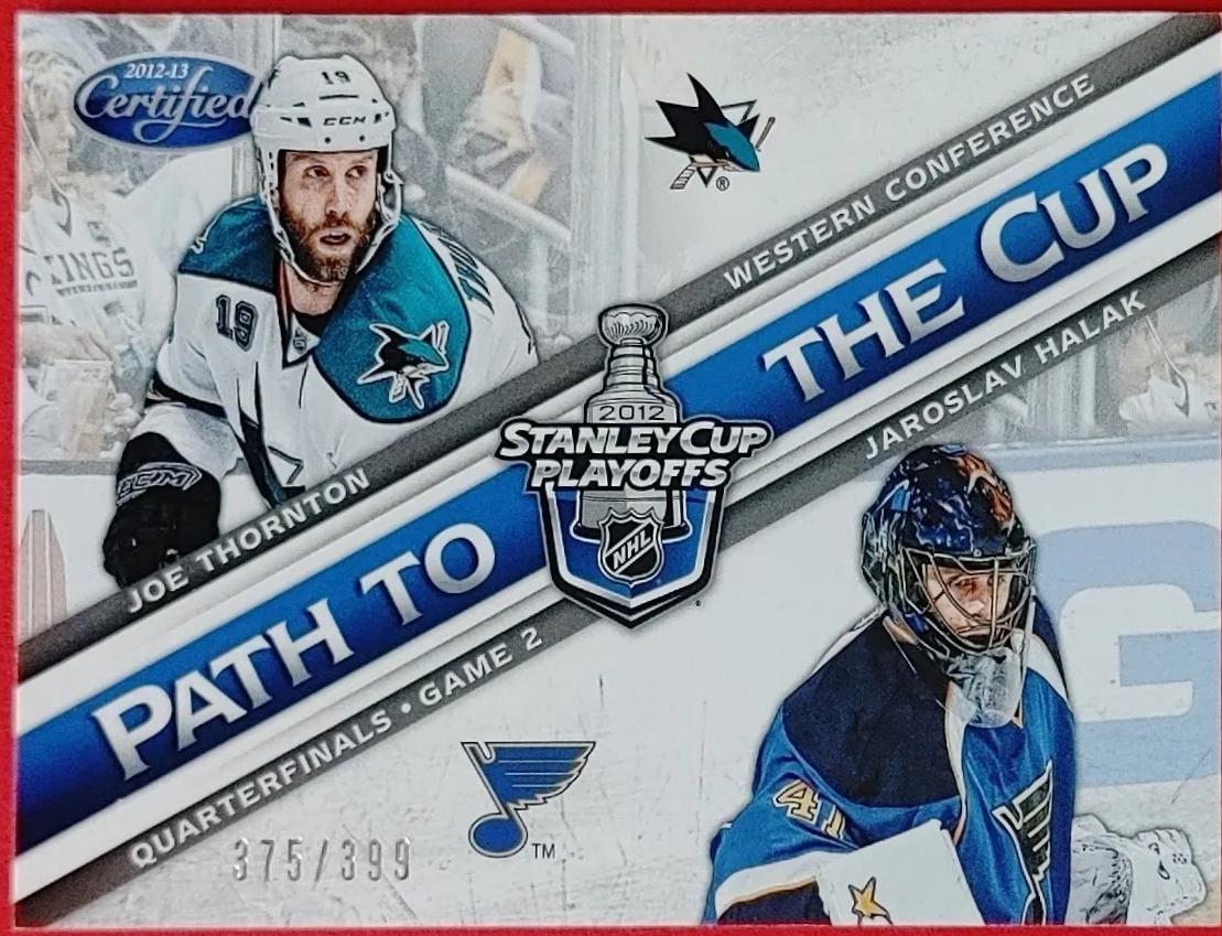 Jaroslav Halak / Joe Thornton #PCQF7