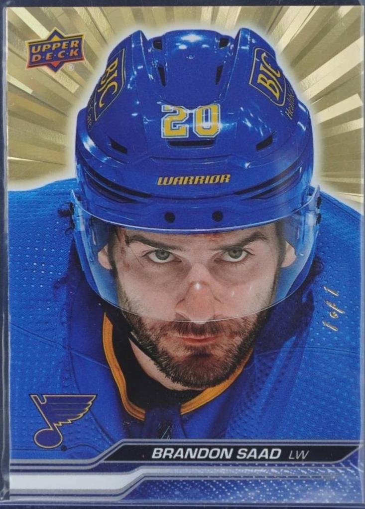 Brandon Saad [Outburst Gold] #407