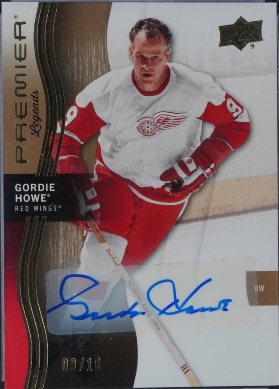 Gordie Howe [Gold Autograph] #98