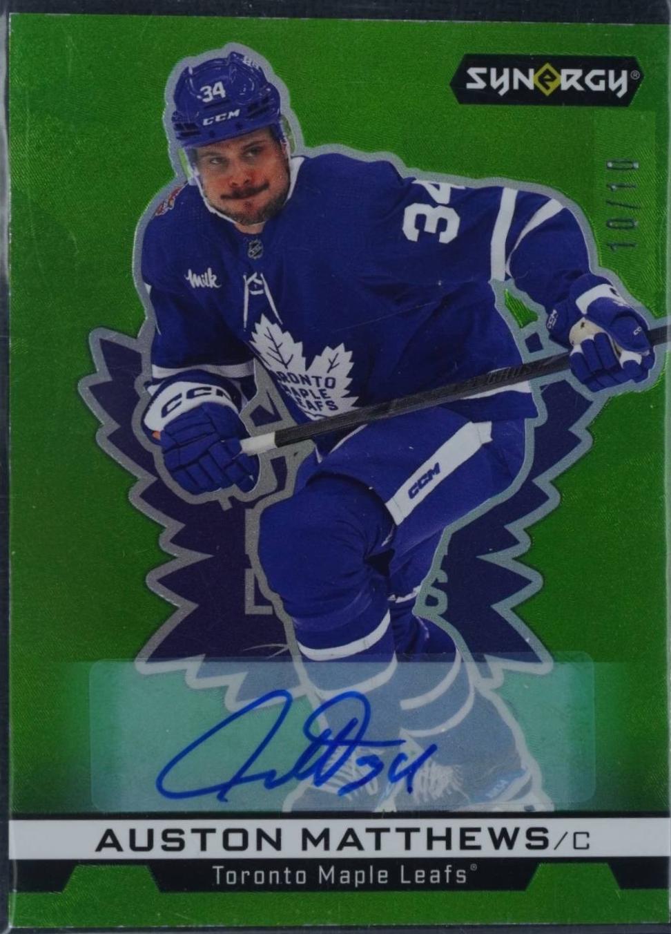 Auston Matthews [Green Autograph] #IM-7