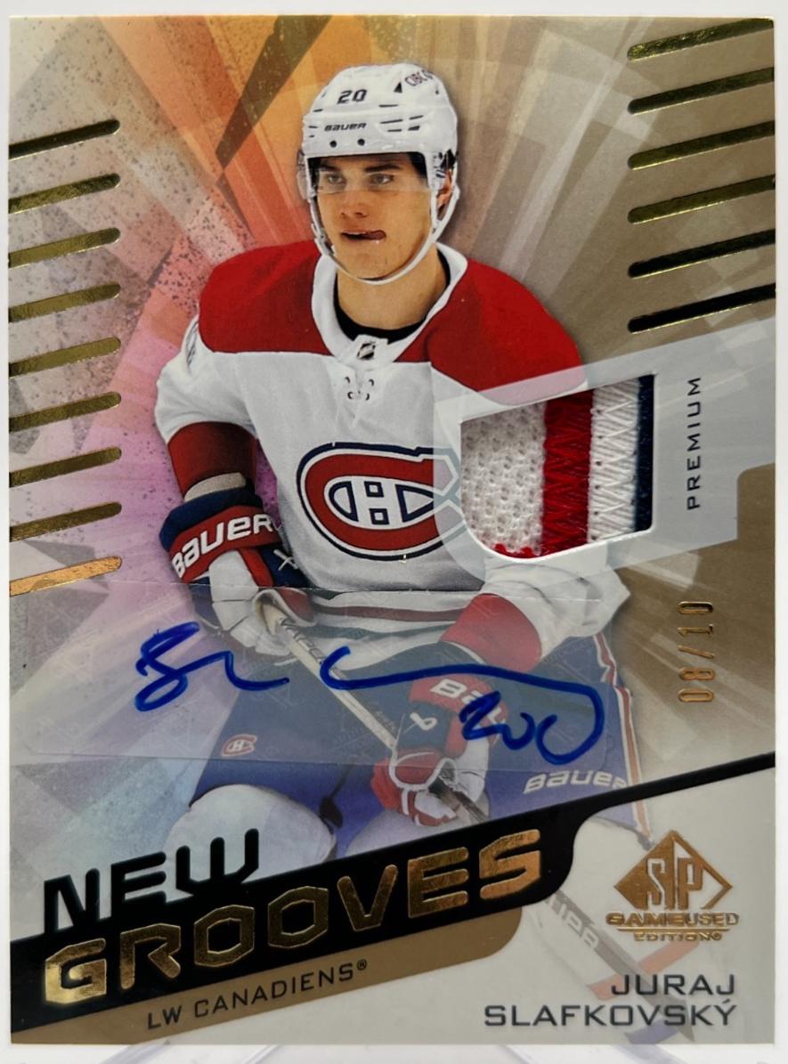 Juraj Slafkovsky [Gold Patch Autograph] #NG-12