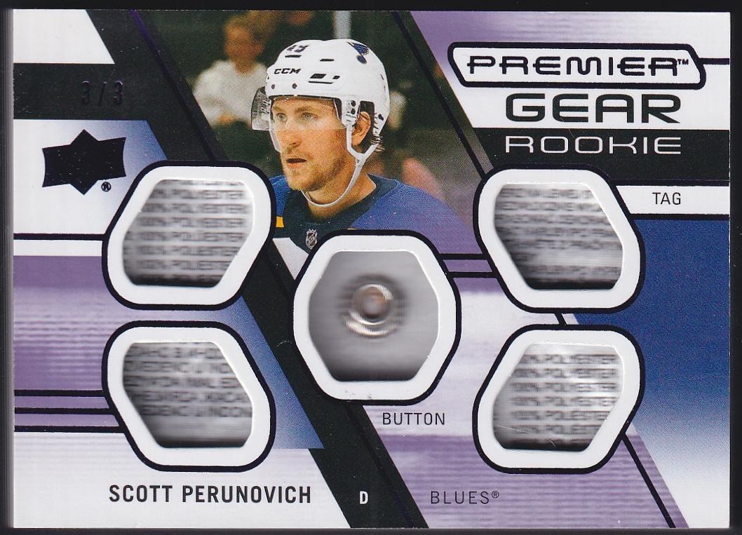 Scott Perunovich [Button Tag] #PGR-SP