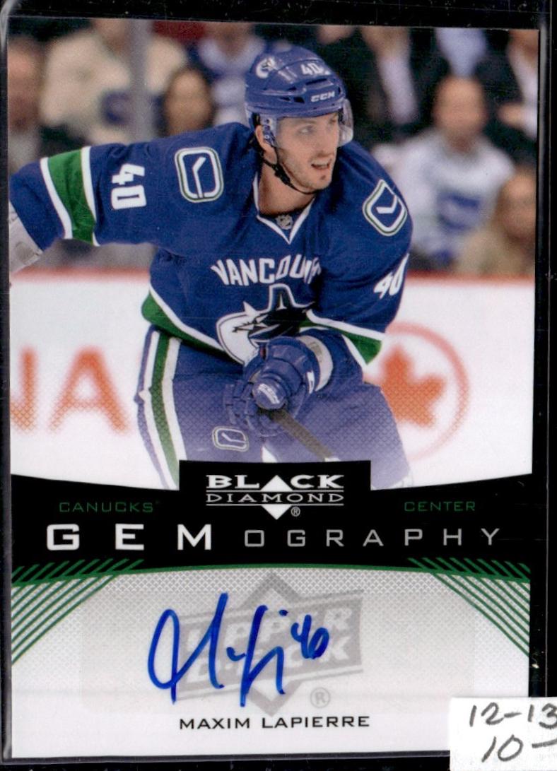 Maxim Lapierre [Autograph] #GEM-LA