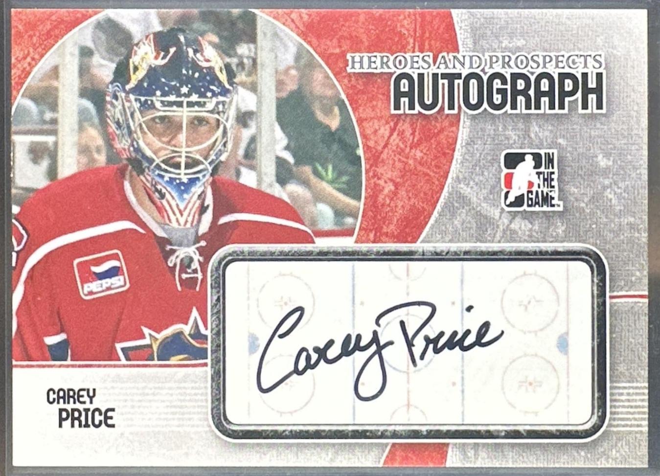 Carey Price #A-CPR