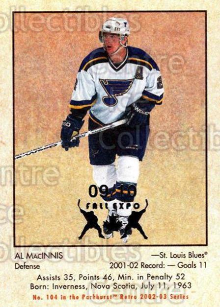 Al MacInnis #104