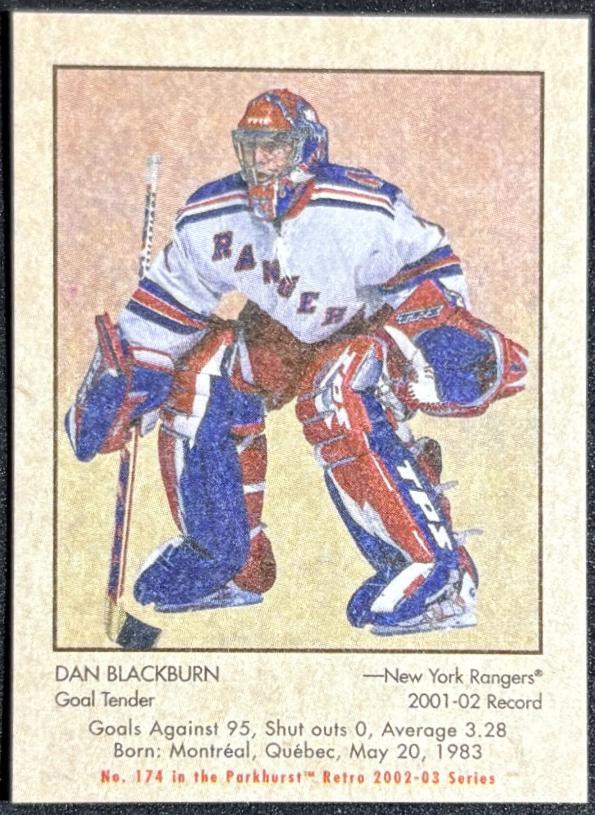 Dan Blackburn [Mini] #174