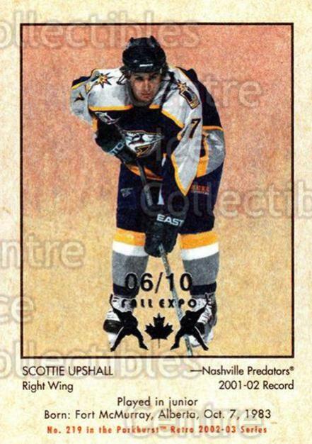Scottie Upshall #219